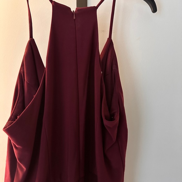 Chic Plum Halter Maxi Dress - Picture 4 of 6
